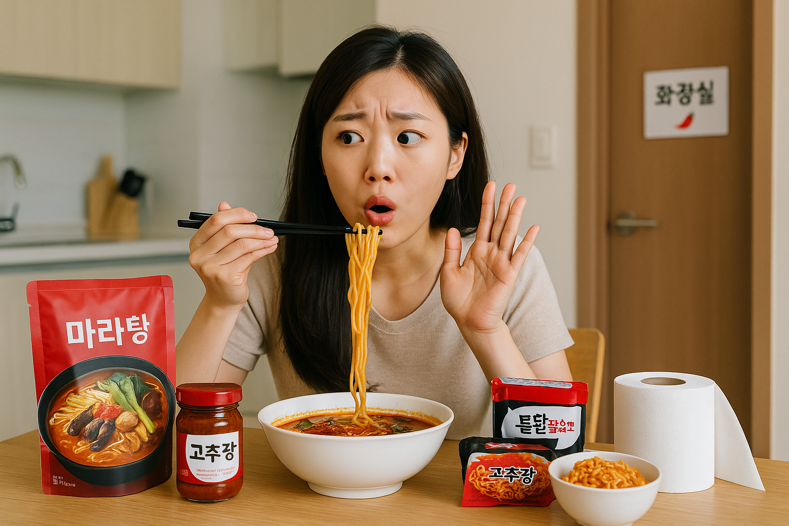 매운 음식 후 붉은 변? 착색변 vs 혈변 구별법·병원 가야 할 때