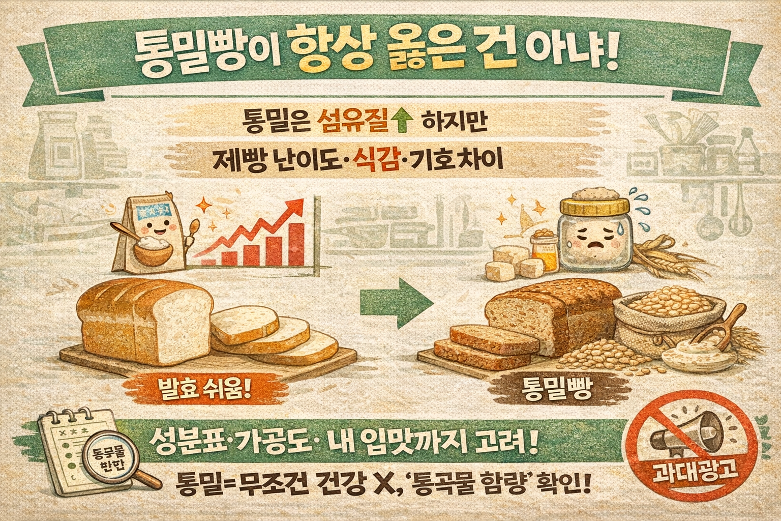 통밀빵이 항상 옳지 않은 이유…발효가 까다롭고 ‘사워도우=더 건강’도 근거 약하다