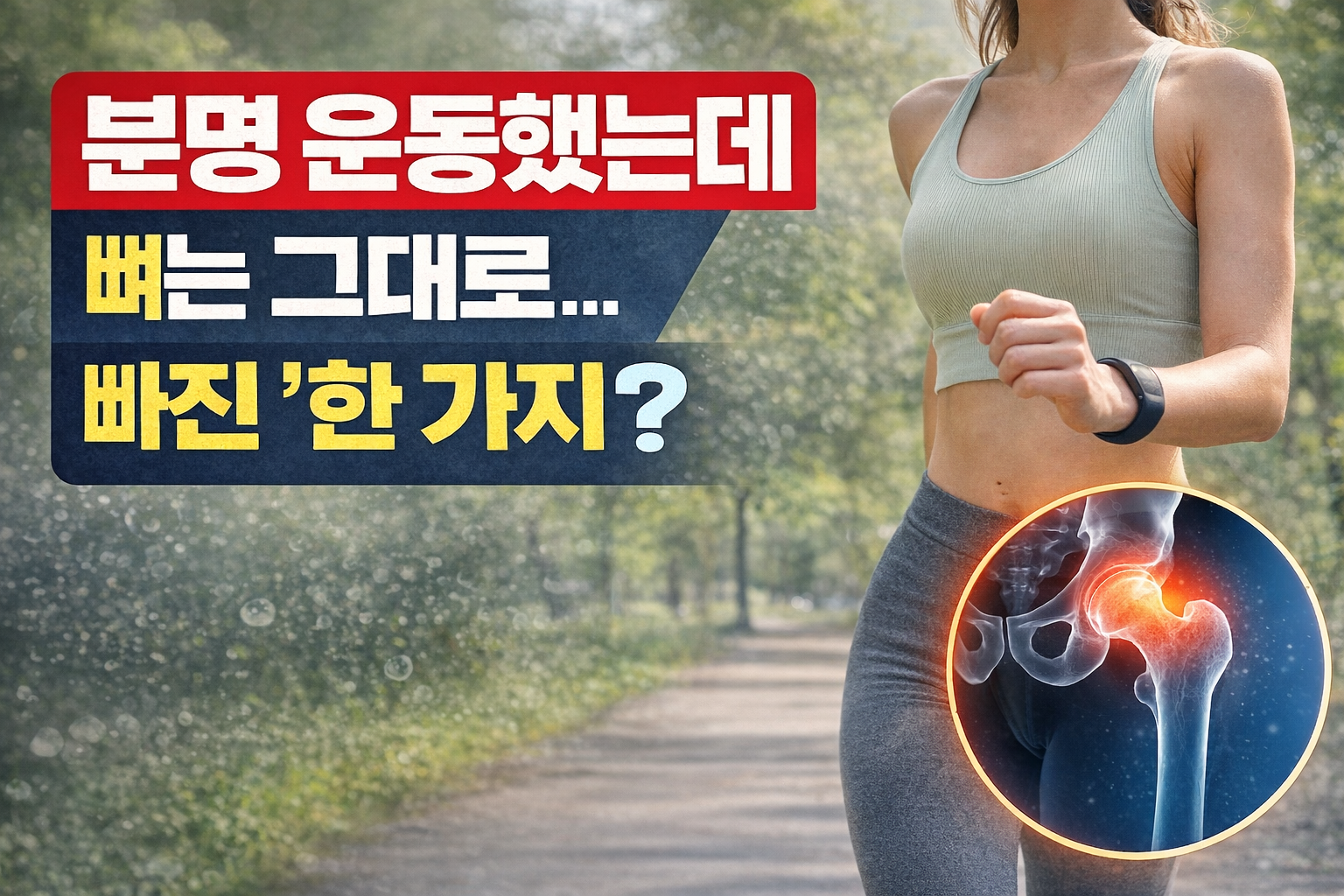 골밀도 높이는 운동, 수영·자전거만으론 부족…빠진 건 체중 부하와 근력운동