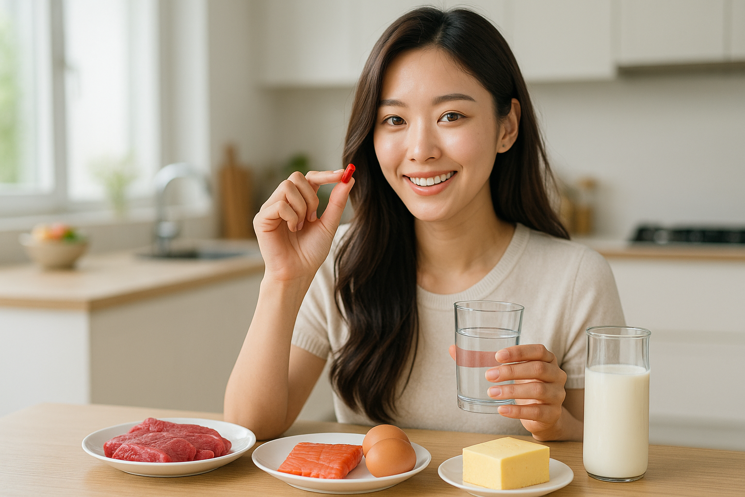 비타민 B12 부족 증상 총정리 | 원인·위험군·음식·보충제·검사·관리법