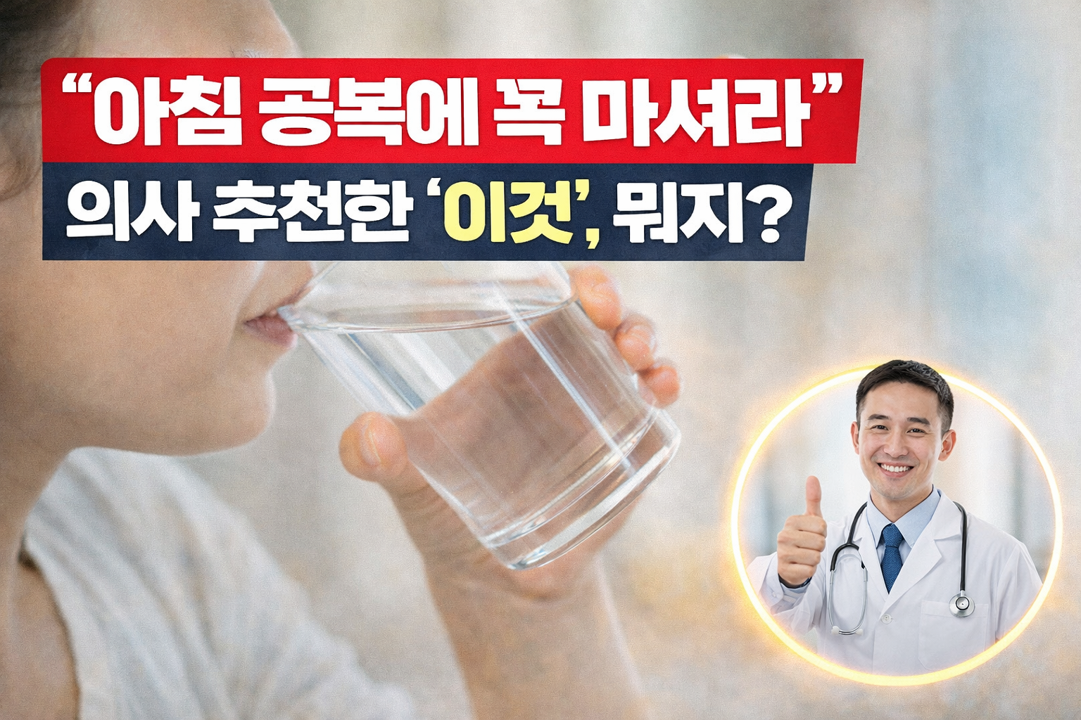 아침 공복 물 한 잔, 커피보다 먼저 마셔야 하는 이유