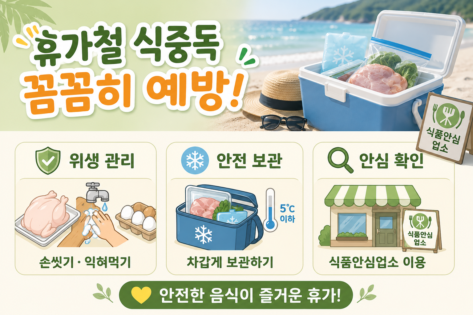 휴가철 식중독 환자 급증, 생닭·계란 만진 뒤 꼭 지켜야 할 예방법