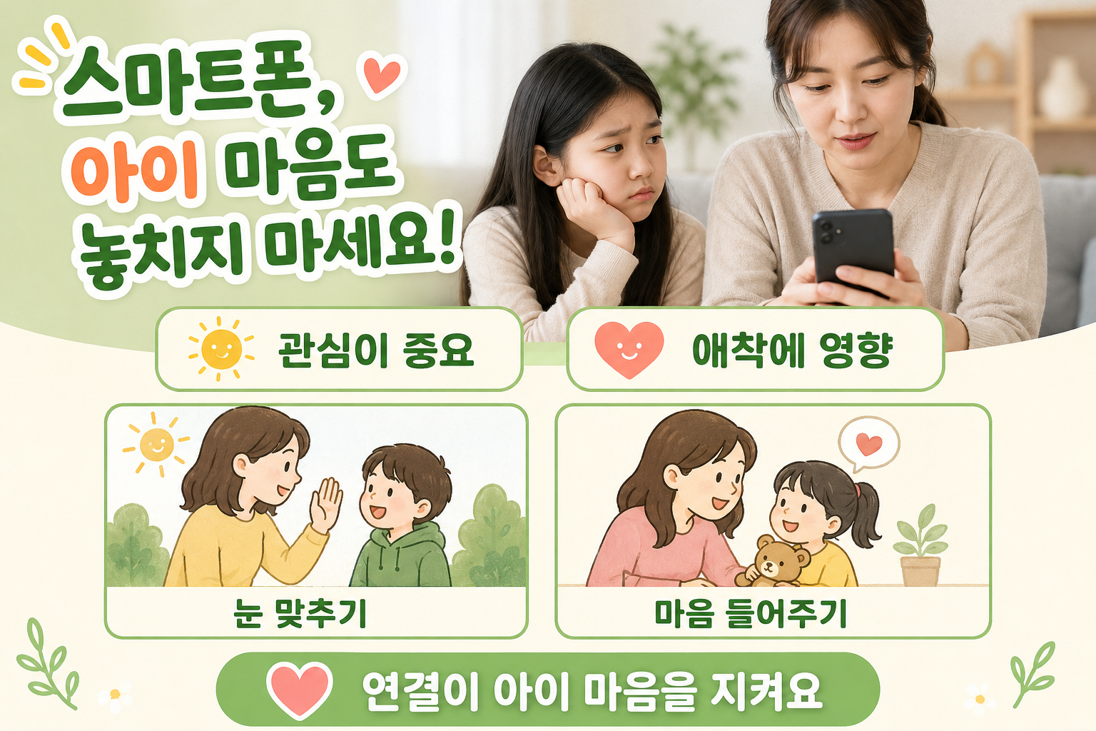 부모 스마트폰 사용, 자녀 애착을 흔든다? 청소년 불안정 애착 연구