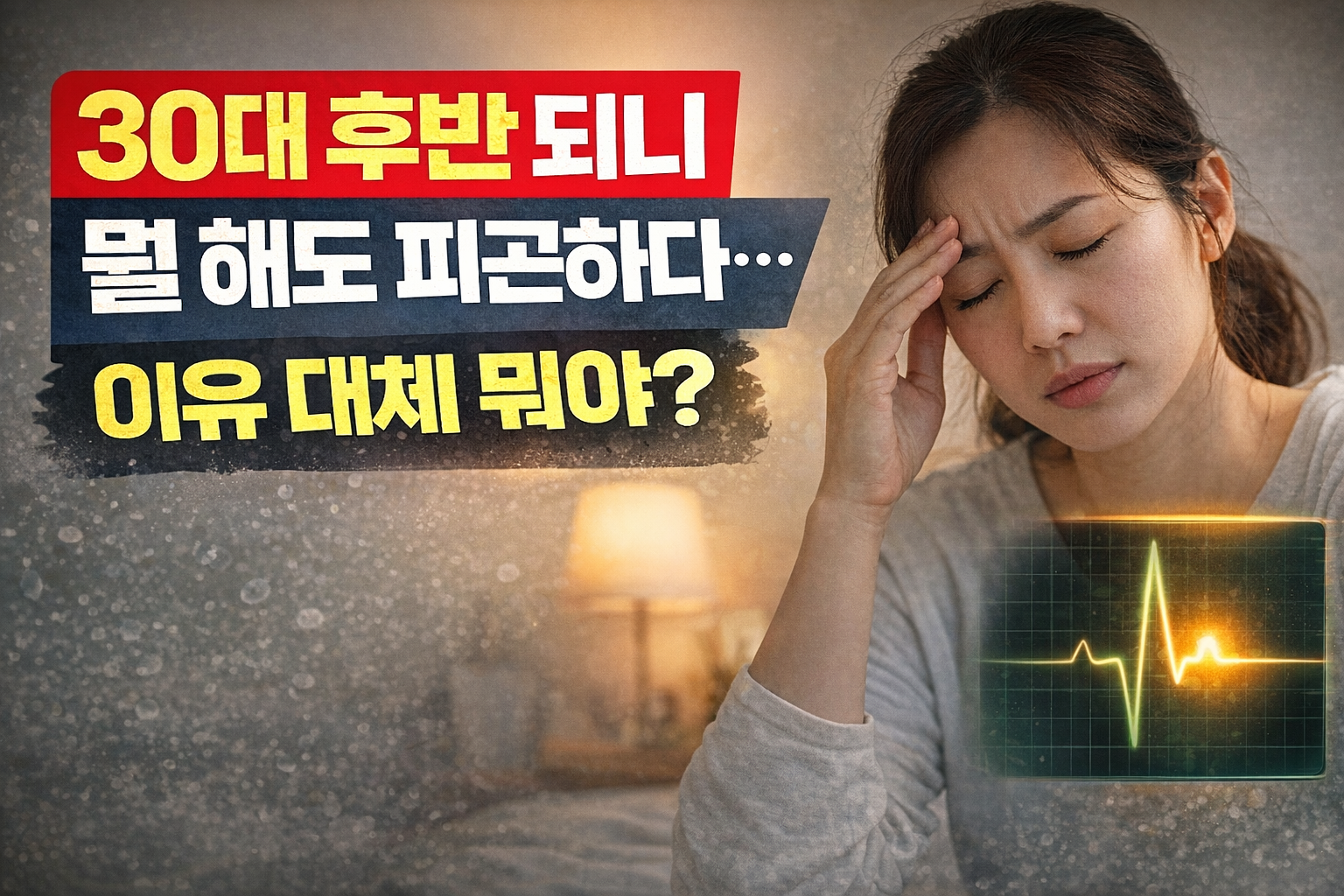 30대 후반 피곤한 이유, 여성이라면 잠을 깨는 호르몬 변화를 의심하세요