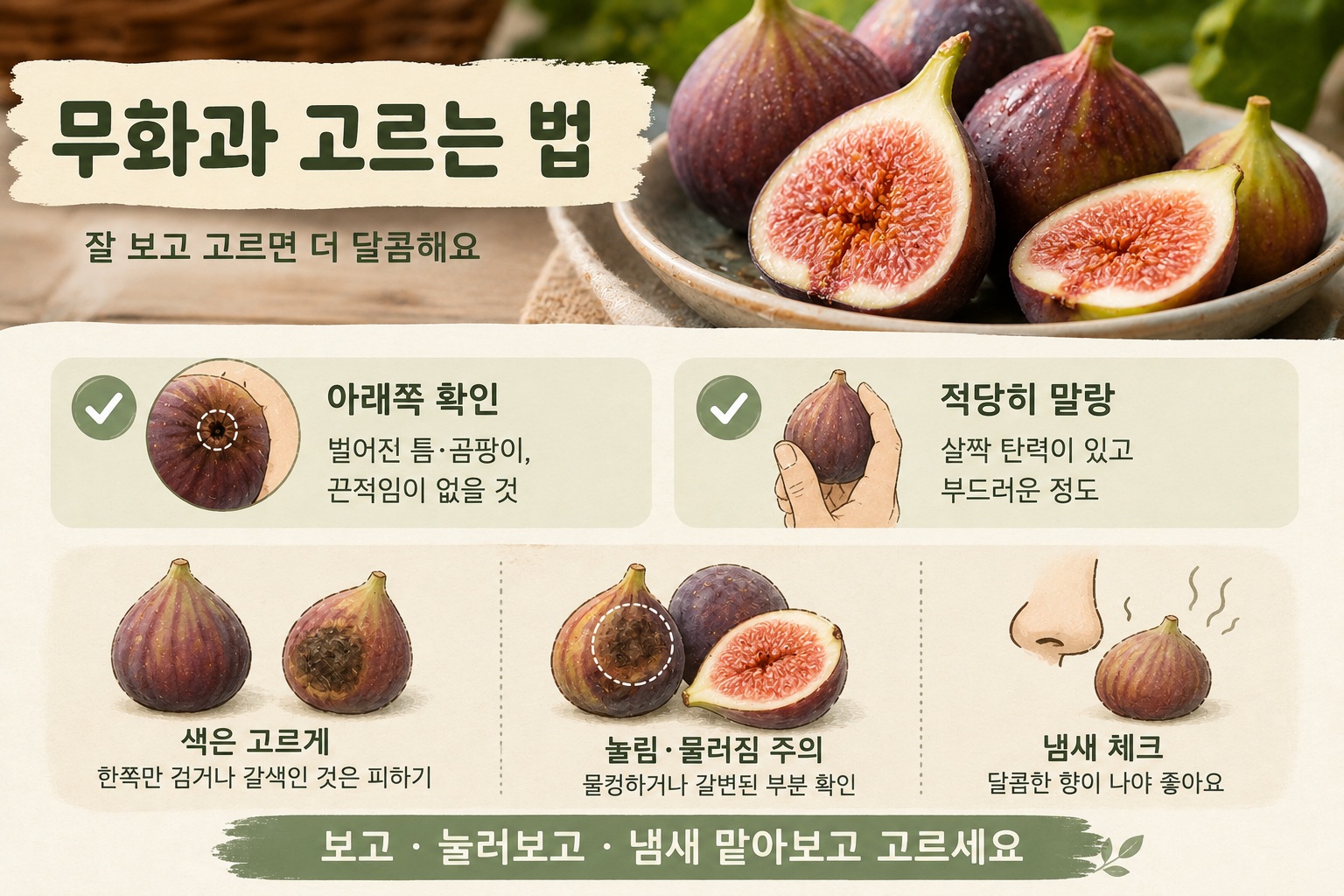 무화과 고르는 법, 말랑해도 괜찮을까…잘 익은 것과 상한 것 구별 기준 5가지
