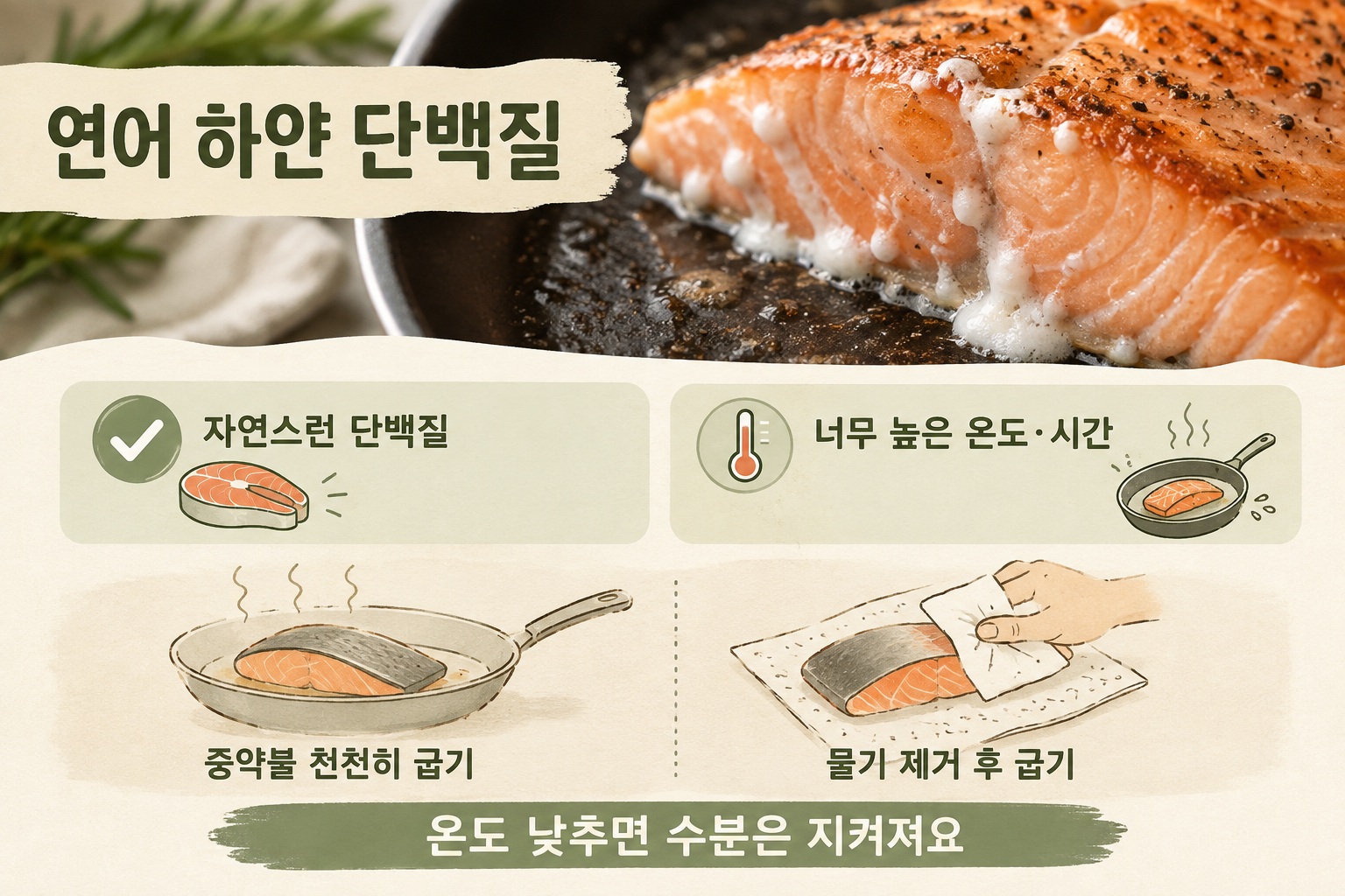 연어 하얀 물질 정체는 단백질…먹어도 되는 이유와 줄이는 법