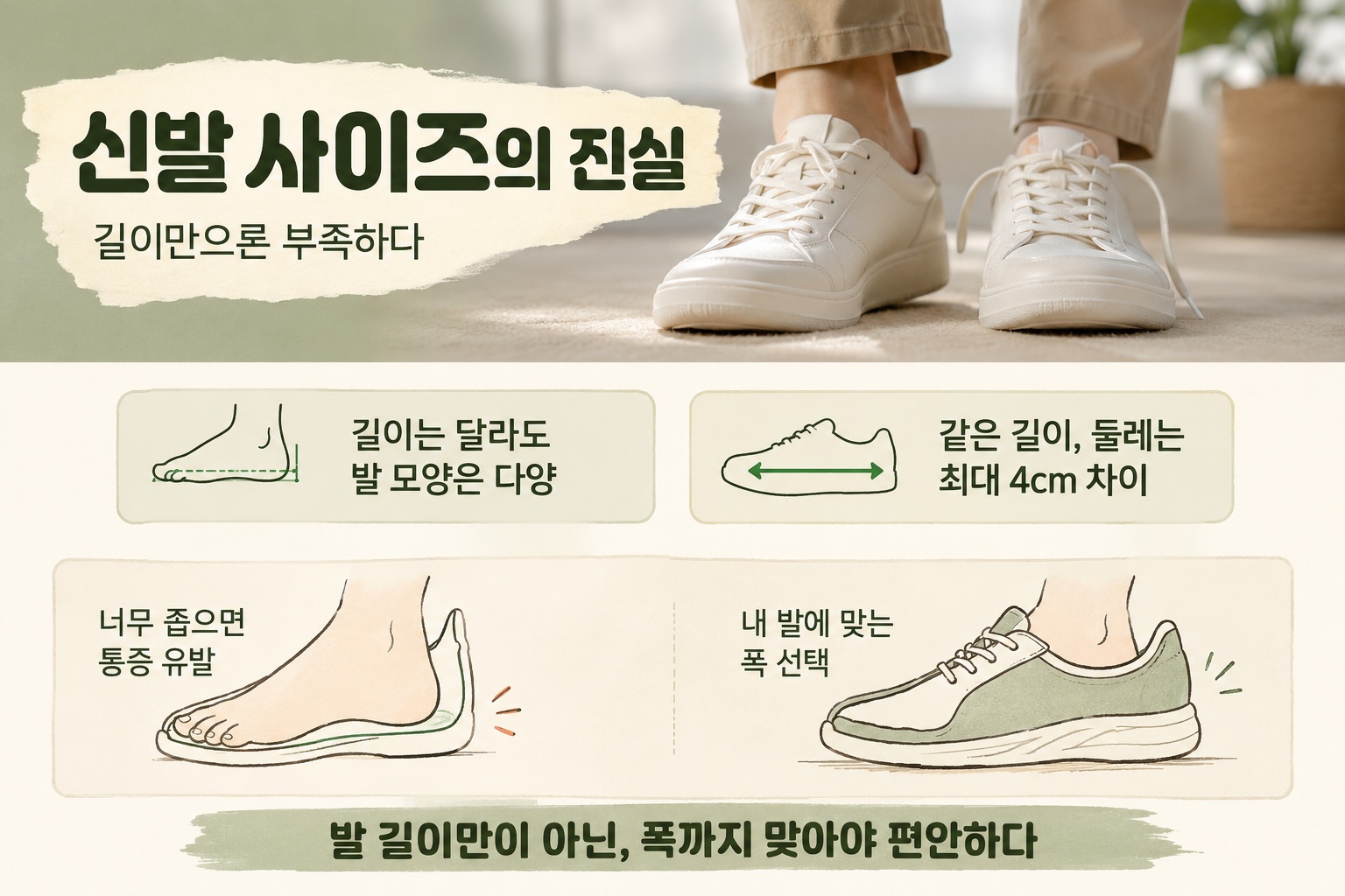 신발 사이즈, 발 길이만 재면 안 되는 이유…같은 사이즈도 발둘레 최대 4cm 차이