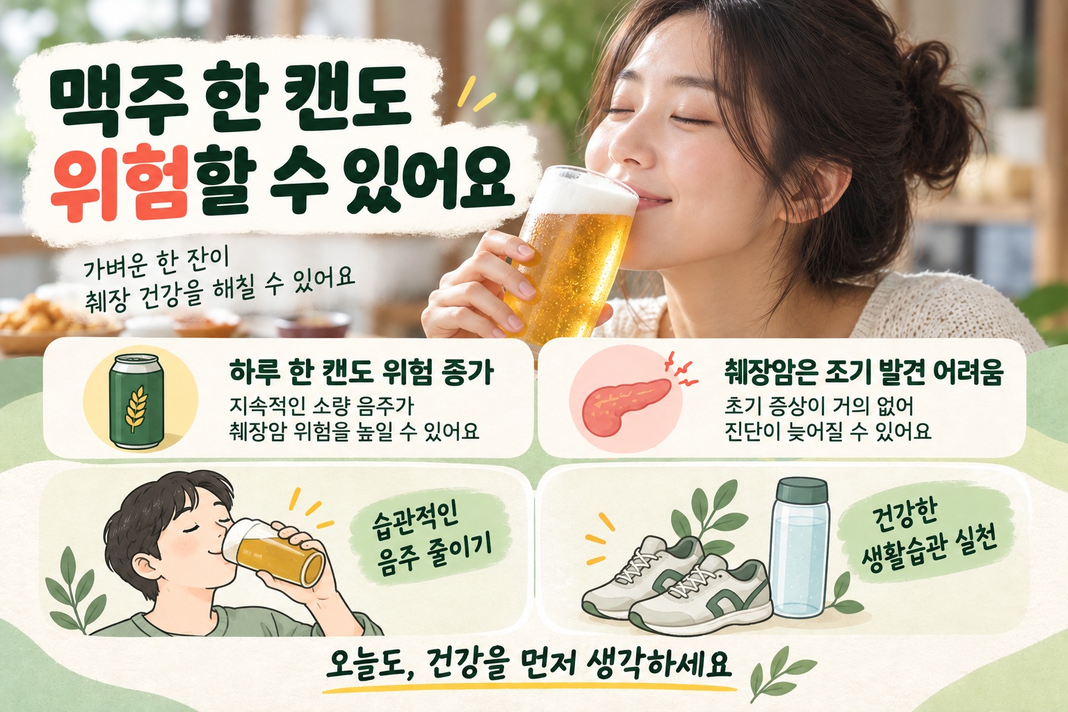 매일 마시는 맥주와 췌장암 위험
