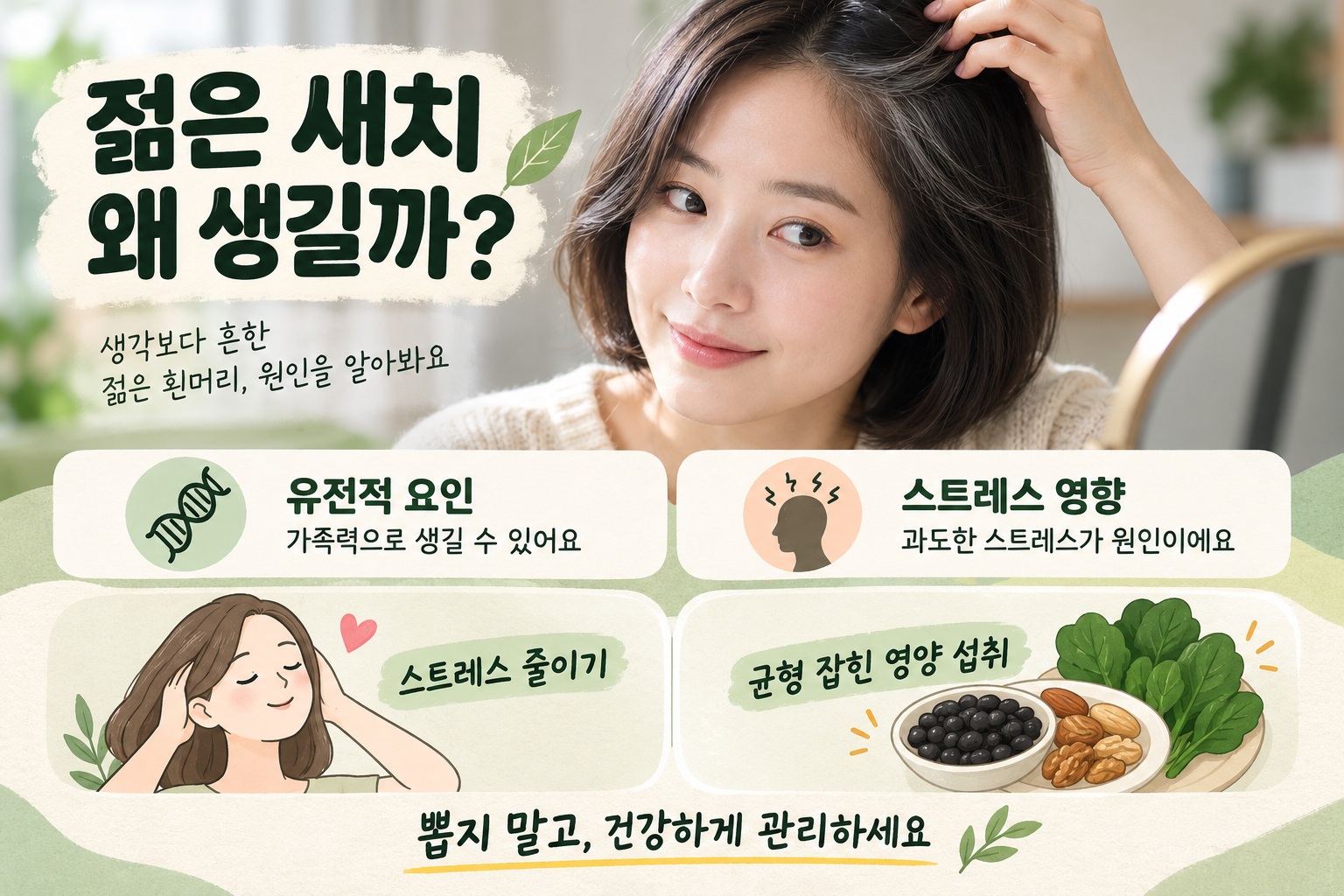 용혜인 앞머리 흰머리의 정체