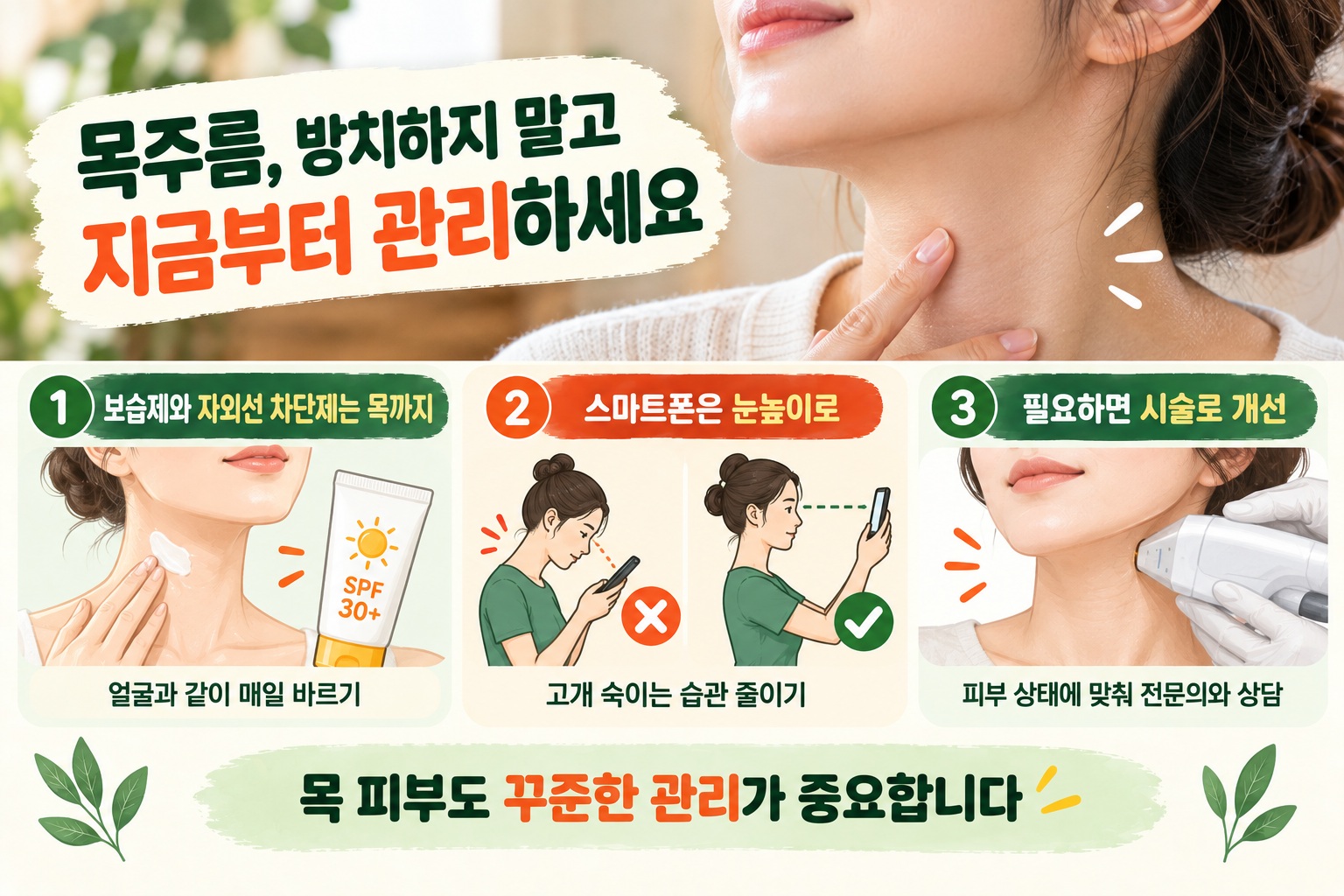 목주름 예방 방법, 보습제·선크림부터 레티놀까지 놓치기 쉬운 관리법